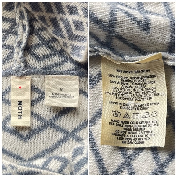 Anthropologie Moth Turtleneck sweater size Medium preowned - Picture 5 of 5